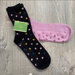 NWT Kate Spade 2PCK Crew Socks